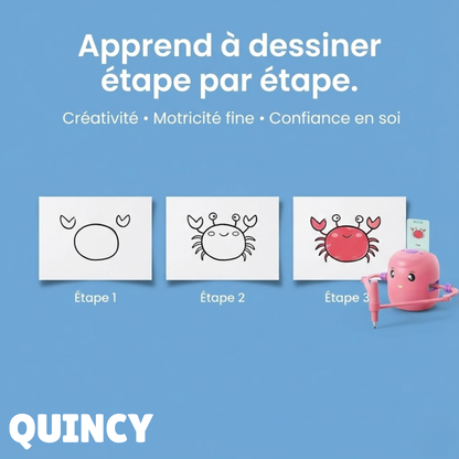 Robot Quincy - Fini les tablettes, place à la créativité